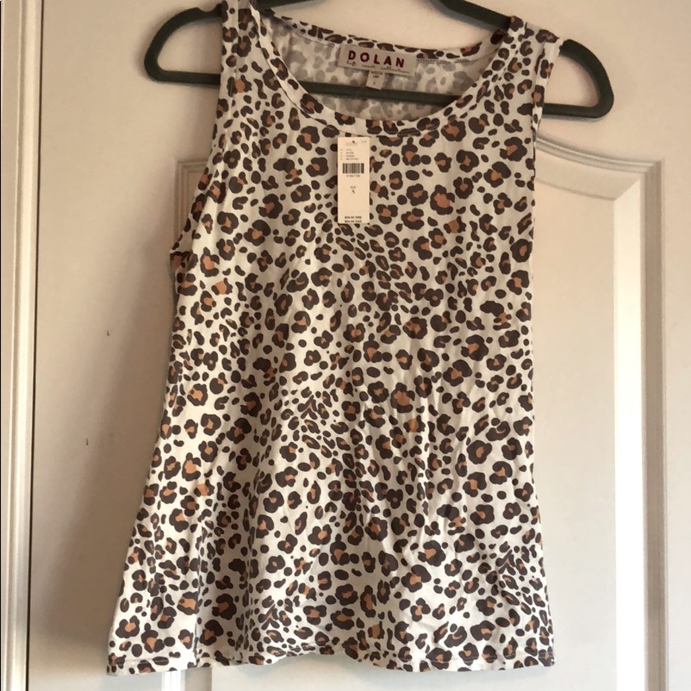 Anthropologie Leopard Tank